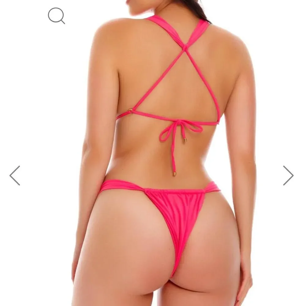 Agua-bendita Women's Pink Bikinis-and-tankini-sets
